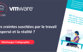 Infographie, craintes suscitées par le télétravail